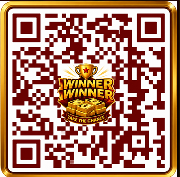 QR code linking to the official Winner Winner Facebook page